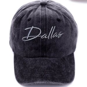 Zenana Washed Embroidered City Baseball Cap – Dallas